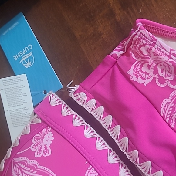 Pink Floral Whipstitch bikini - Picture 3 of 8